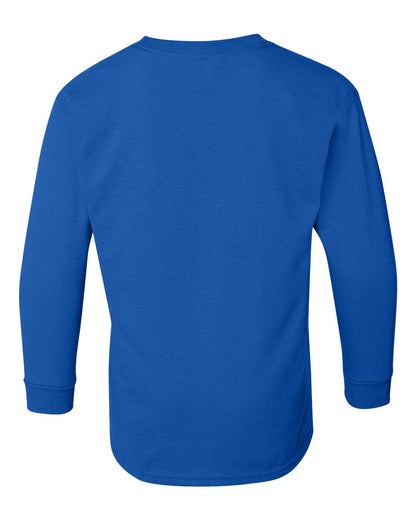 Gildan Youth Heavy Cotton™ Long Sleeve T-Shirt 5400B #color_Royal