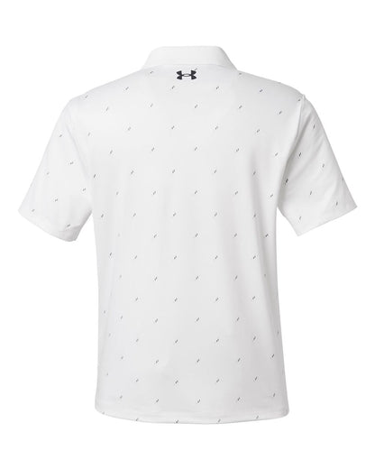 Under Armour Men's 3.0 Printed Performance Polo 1377377 #color_White/ Black