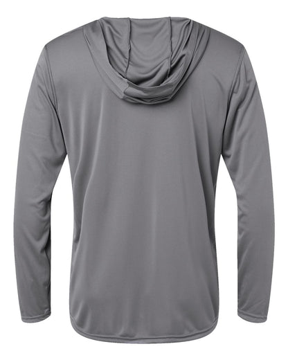 Holloway Men's Momentum Hooded Long Sleeve T-Shirt 222830 #color_Graphite