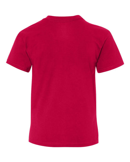 Hanes Youth Perfect-T T-Shirt 498Y #color_Deep Red