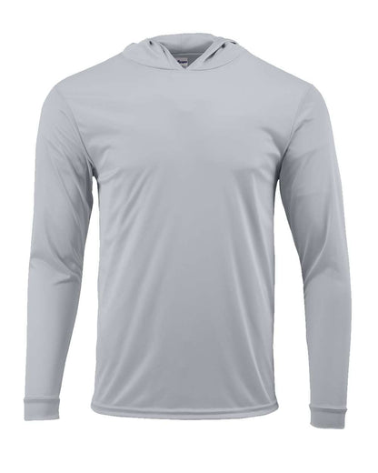 Paragon Youth Bahama Performance Hooded Long Sleeve T-Shirt 221Y #color_Aluminum