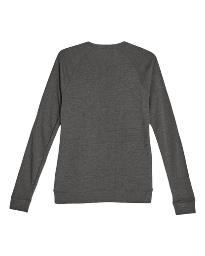 Lane Seven Unisex French Terry Crewneck Sweatshirt LS13004 #color_Heather Charcoal