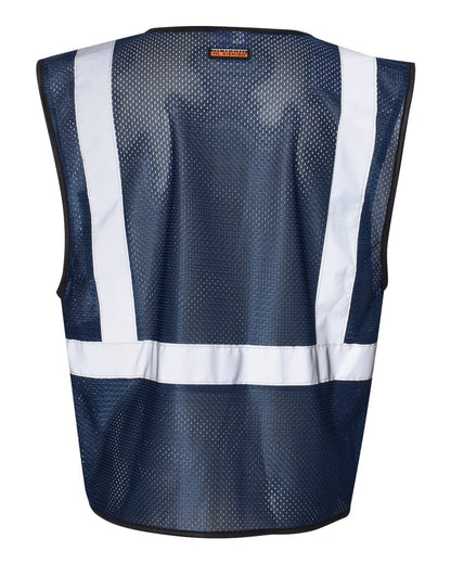 Kishigo Unisex EV Series® Enhanced Visibility Non-ANSI Vest B120-131 #color_Navy Blue - B127
