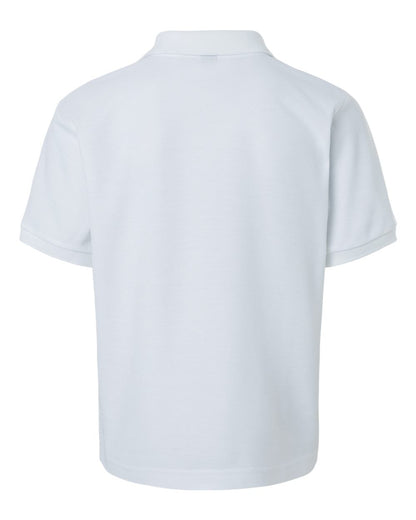 AllPro Youth Pique Polo 62800Y #color_White
