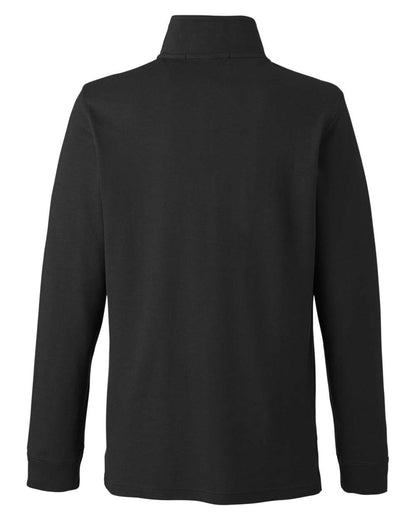 Devon & Jones Men's New Classics® Performance Quarter-Zip Pullover DG400 #color_Black