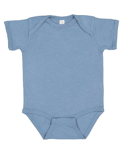 Rabbit Skins Infant Fine Jersey Bodysuit 4424 #color_Vintage Indigo