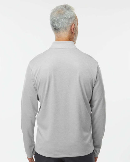Adidas Men's Space Dyed Quarter-Zip Pullover A593 #colormdl_Grey One Heather