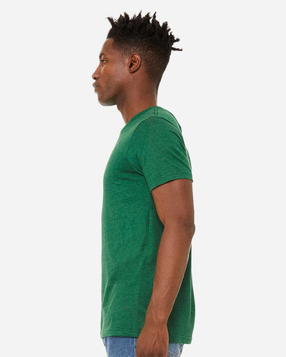 BELLA + CANVAS Unisex Sueded Tee 3301 #colormdl_Heather Grass Green