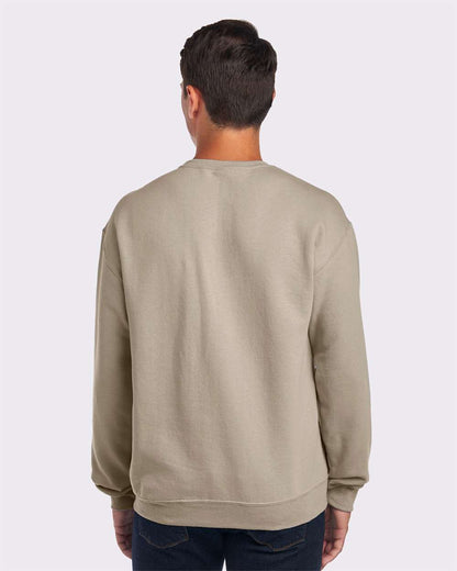 JERZEES Unisex NuBlend® Crewneck Sweatshirt 562MR #colormdl_Sandstone