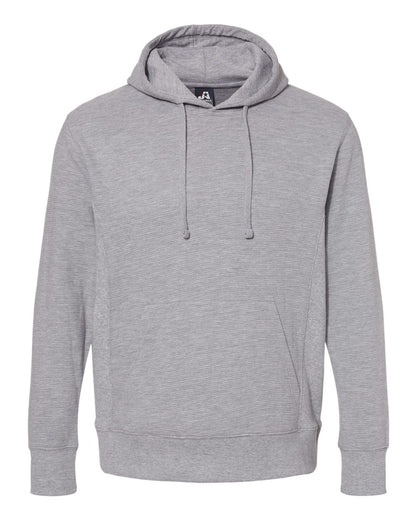 J. America Men's Ripple Fleece Hooded Sweatshirt 8706 #color_Oxford