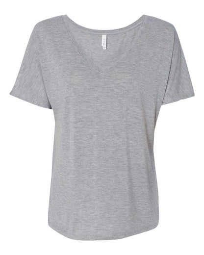 BELLA + CANVAS Women’s Slouchy V-Neck Tee 8815 #color_Athletic Heather