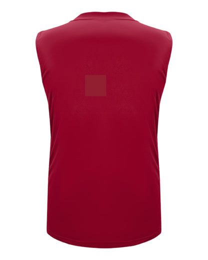 Badger Youth B-Pivot Rev. Tank Top 2566 #color_Red/ White