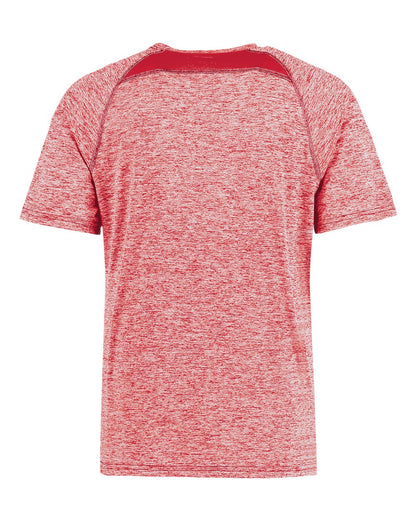 Holloway Youth Electrify CoolCore® T-Shirt 222671 #color_Scarlet Heather