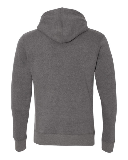 J. America Men's Triblend Fleece Hooded Sweatshirt 8871 #color_Smoke Triblend