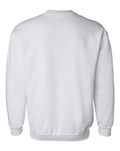 Gildan Unisex DryBlend® Crewneck Sweatshirt 12000 #color_White