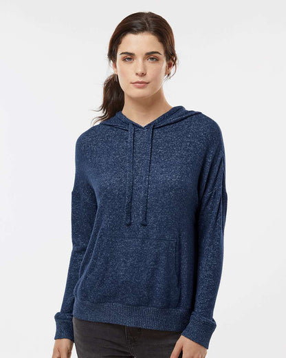 Boxercraft Women's Cuddle Fleece Hooded Pullover BW1501 #colormdl_Navy Heather