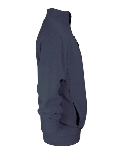 Badger Quarter-Zip Fleece Pullover 1286 #color_Navy