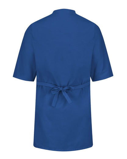 Red Kap Men's Collarless Butcher Wrap WP10 #color_Royal Blue