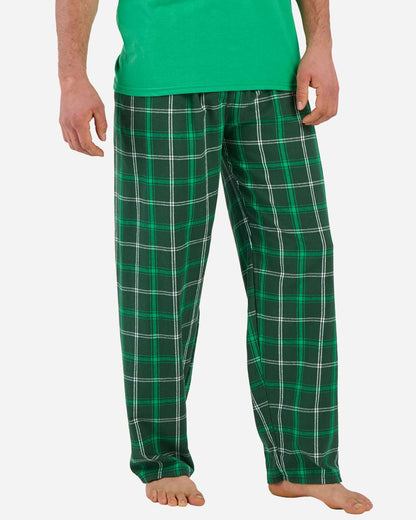 Boxercraft Men's Harley Flannel Pants BM6624 #color_Varsity Green White Plaid