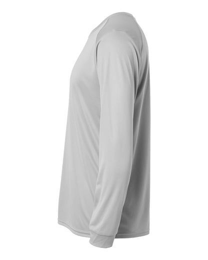 Paragon Unisex Long Islander Performance Long Sleeve T-Shirt 210 #color_Medium Grey