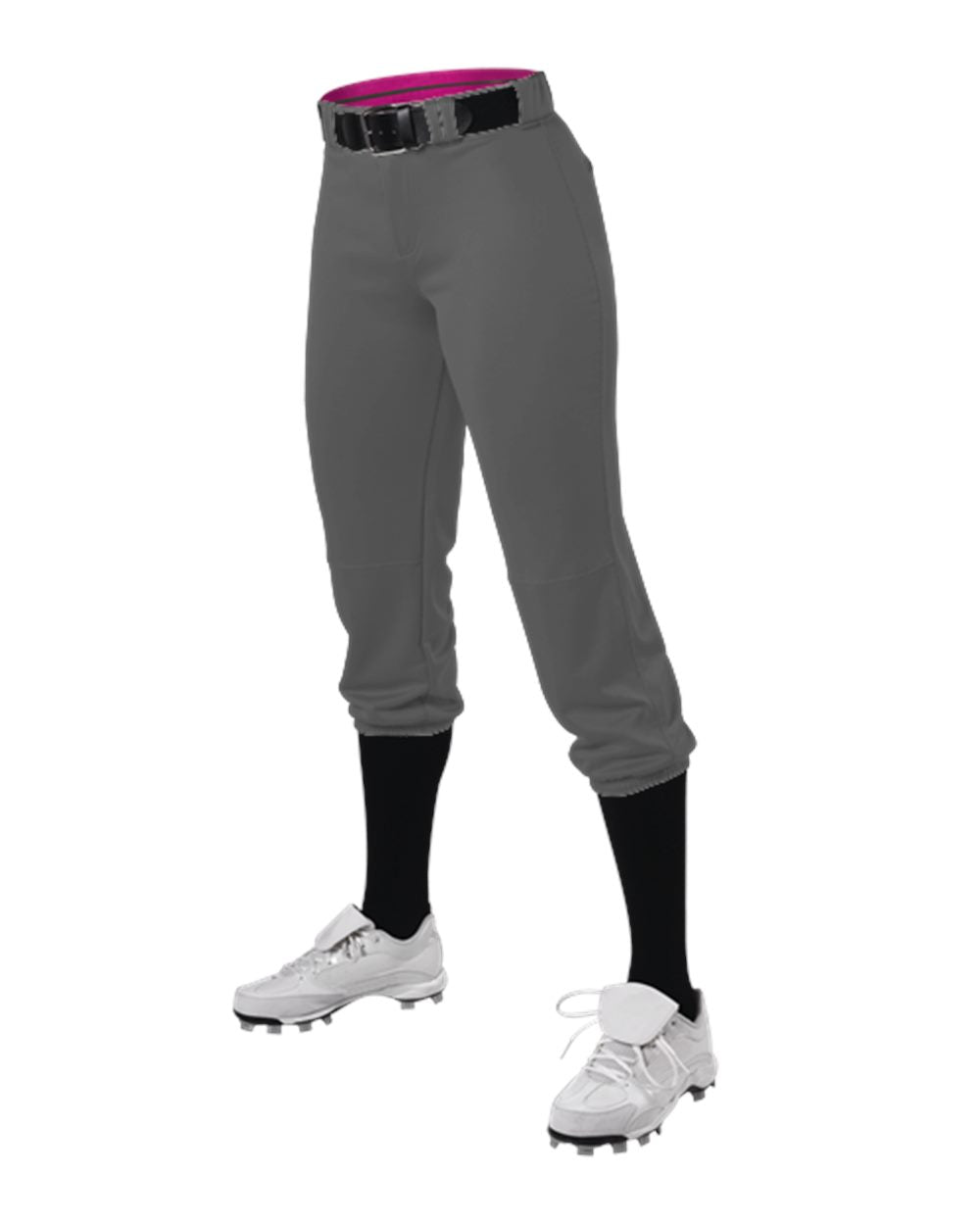 Alleson Athletic Girls' Belted Speed Premium Fastpitch Pants 615PSG