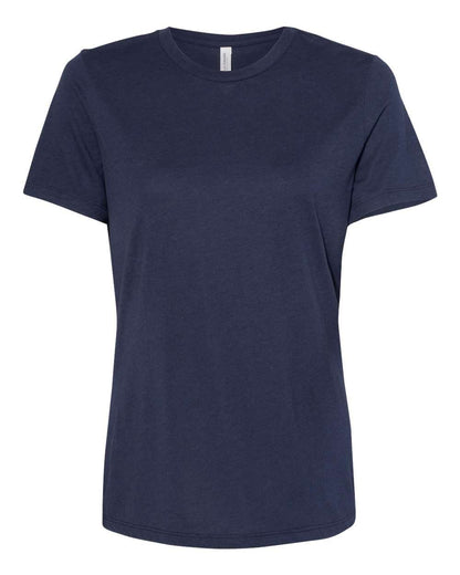 BELLA + CANVAS Women’s Relaxed Fit Triblend Tee 6413 #color_Solid Navy Triblend