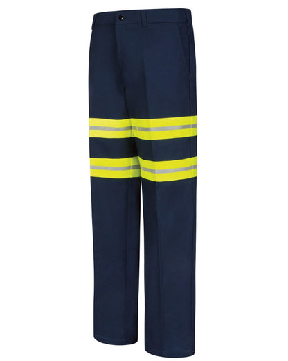 Red Kap Men's Enhanced Visibility Wrinkle-Resistant Cotton Pants PC20E Red Kap Men's Enhanced Visibility Wrinkle-Resistant Cotton Pants PC20E