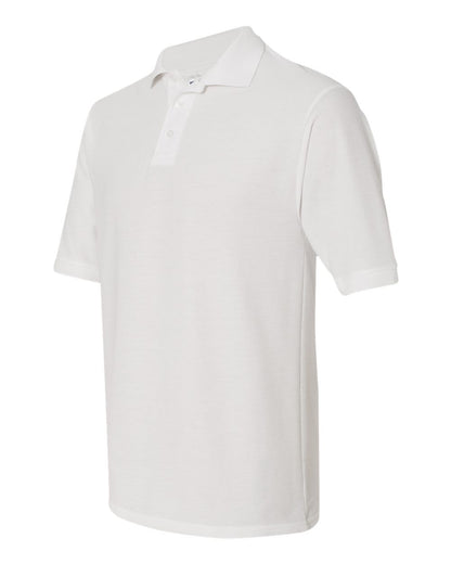 JERZEES Men's Easy Care™ Piqué Polo 537MR #color_White