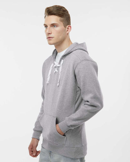 J. America Men's Sport Lace Hooded Sweatshirt 8830 #colormdl_Oxford