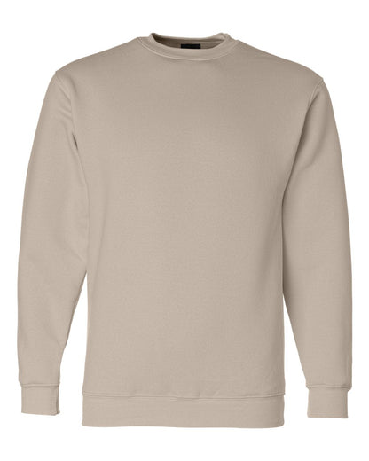 Bayside USA-Made Crewneck Sweatshirt 1102 #color_Sand