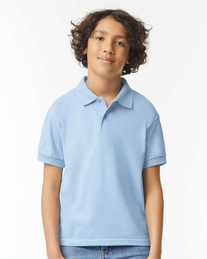 Gildan Youth DryBlend® Jersey Polo 8800B #colormdl_Light Blue