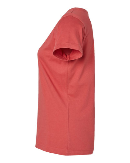 LAT Women's Fine Jersey Tee 3516 #color_Passionfruit