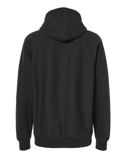 Independent Trading Co. Legend - Premium Heavyweight Cross-Grain Hooded Sweatshirt IND5000P #color_Charcoal Heather