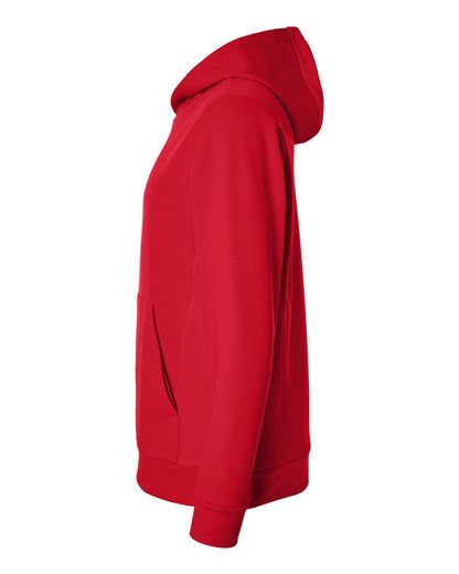Team 365 Unisex Squad Hooded Tech Fleece Pullover TT400 #color_Sport Red