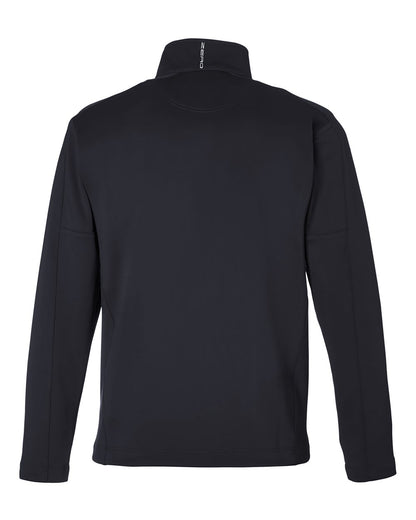 Zero Restriction Men's Quarter-Zip Pullover L330 #color_Black/ Metallic Silver