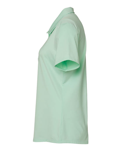 Adidas Women's Ultimate Solid Polo A515 #color_Clear Mint