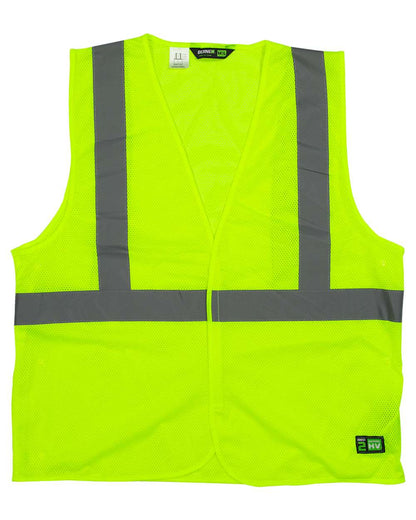 Berne Apparel Unisex Hi-Vis Class 2 Economy Vest HVV042 #color_Yellow