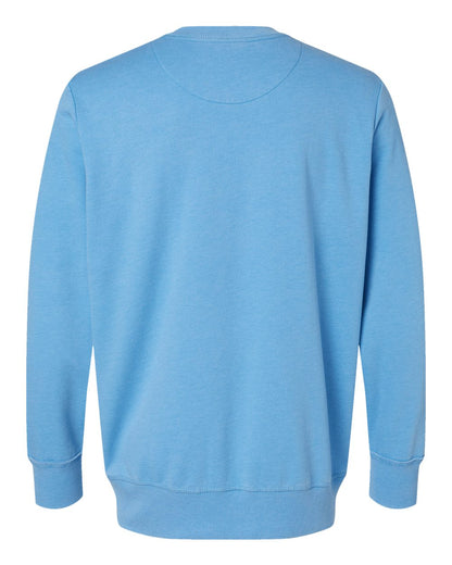 LAT Unisex Vintage Wash Fleece Crewneck Sweatshirt 6935 #color_Washed Tradewind