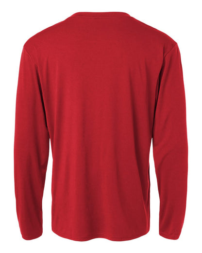 AllPro Unisex Pro-Lock Performance Long Sleeve T-Shirt 48400 #color_Red