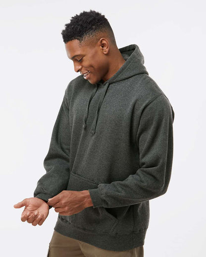 J. America Men's Tailgate Hooded Sweatshirt 8815 #colormdl_Charcoal Heather