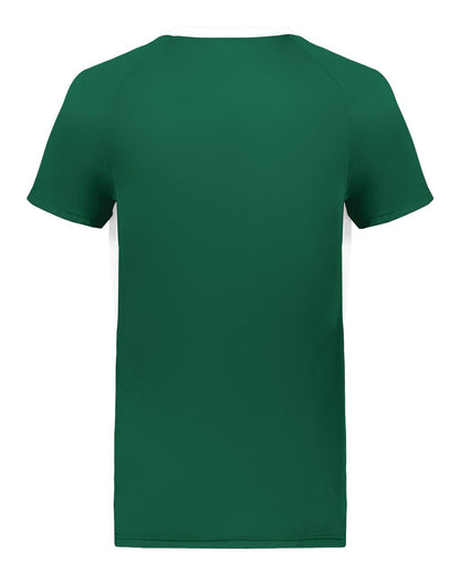 Augusta Sportswear Unisex Octane Soccer Jersey 322240 #color_Dark Green/ White