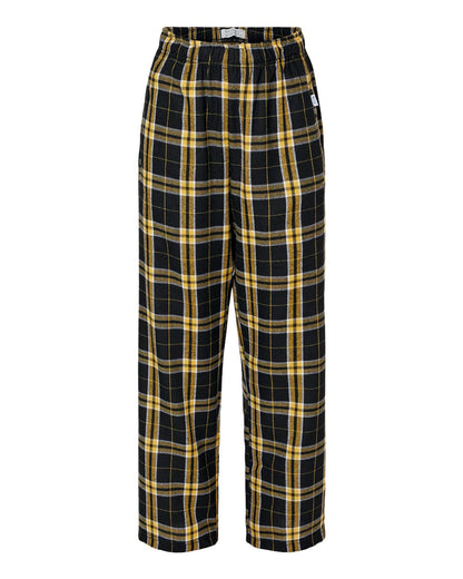 Boxercraft Youth Flannel Pants BY6624 #color_Black/ Gold