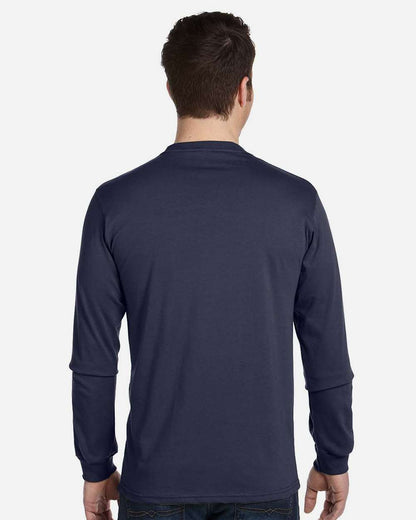 econscious Unisex Classic Long Sleeve T-Shirt EC1500 #colormdl_Pacific