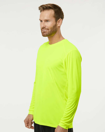Paragon Unisex Long Islander Performance Long Sleeve T-Shirt 210 #colormdl_Safety Green