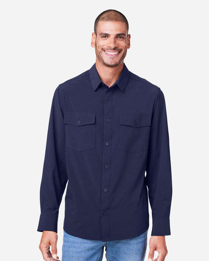 CORE365 Men's Ultra UVP® Marina Shirt CE510L #colormdl_Classic Navy