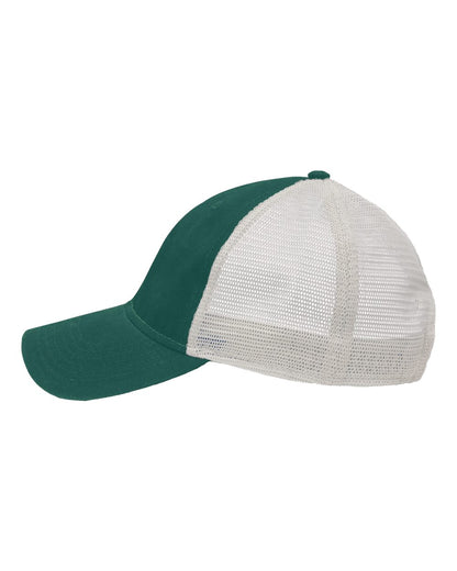 Sportsman Mesh Dad Hat Fit SP1750 #color_Forest Green/ Stone