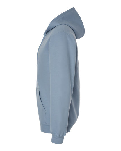 Gildan Unisex Softstyle® Full-Zip Hooded Sweatshirt SF600 #color_Stone Blue
