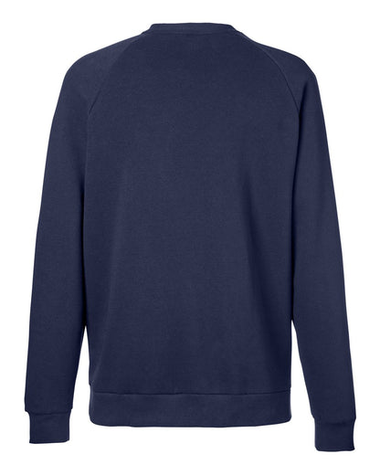 Under Armour Men's Rival Fleece Crewneck Sweatshirt 1379755 #color_Midnight Navy/ White