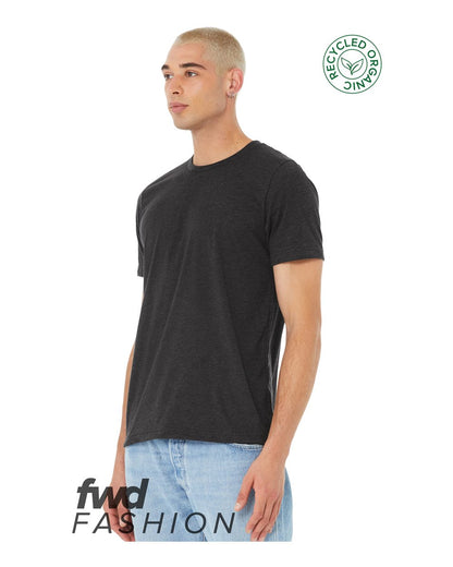 BELLA + CANVAS FWD Fashion Jersey Recycled Organic Tee 3001RCY #colormdl_Dark Grey Heather