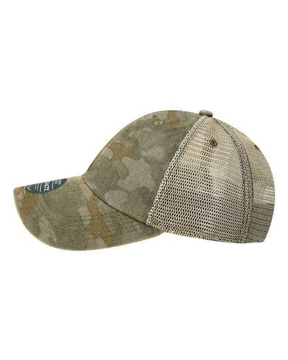 LEGACY Old Favorite Trucker Cap OFA #color_Green Field Camo/ Java